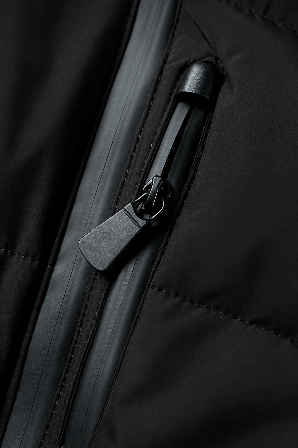 Chaqueta Acolchada Mujer Poliéster Resistente al Agua con Cinturón 2